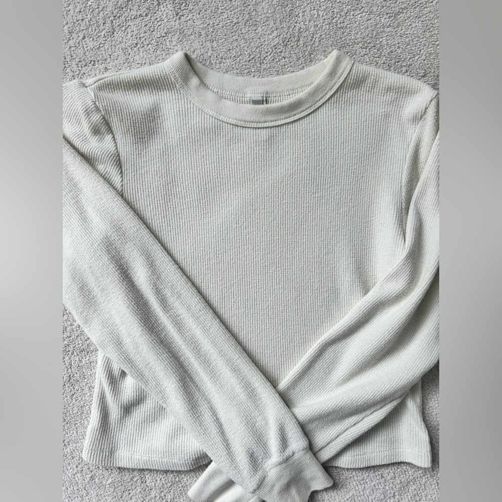 SKIMS BONE WAFFLE LONG SLEEVE